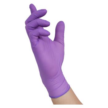 Preview: Nitras Einmalhandschuhe Nitril Violet Wave