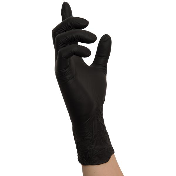 Nitras Einmalhandschuhe Nitril Black Wave