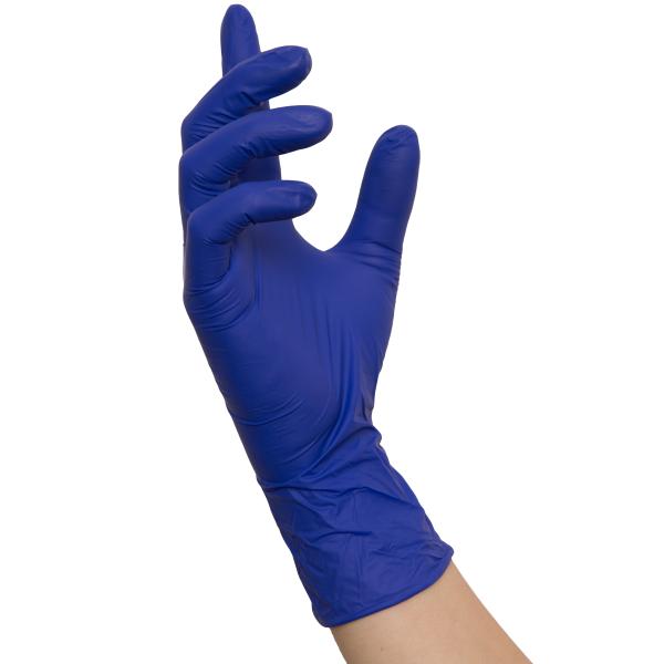 Nitras Einmalhandschuhe Nitril Indigo Wave