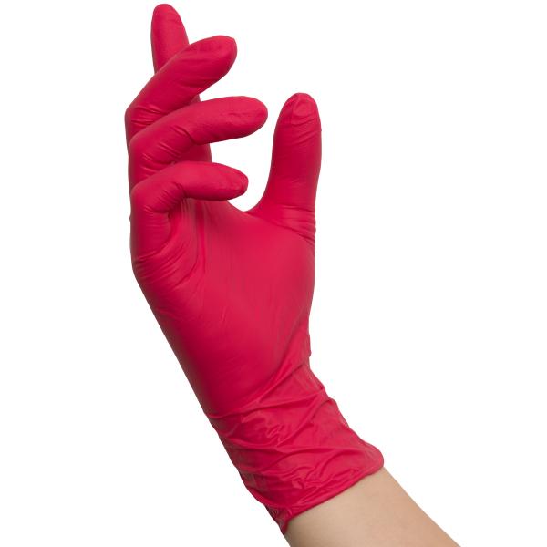 Nitras Einmalhandschuhe Nitril Red Wave