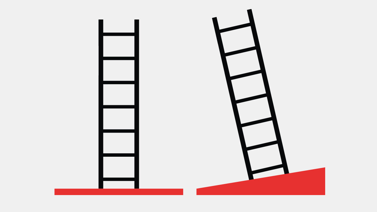 Ebener und tragfähiger Untergrund