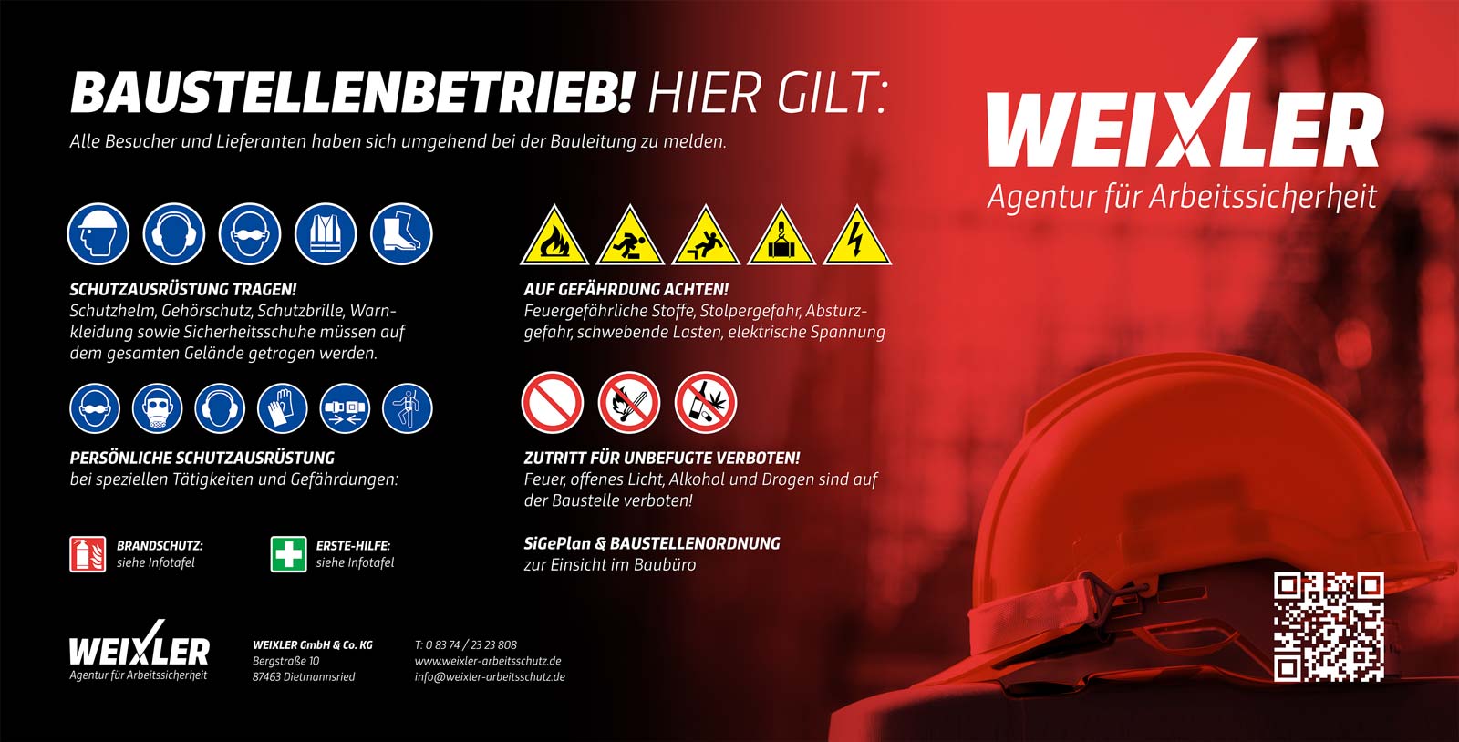 Baustellensicherheit SiGe Koordinator WEIXLER