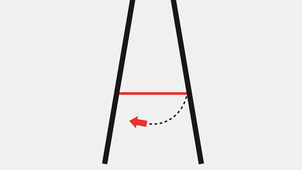 Spreizsicherung einlegen